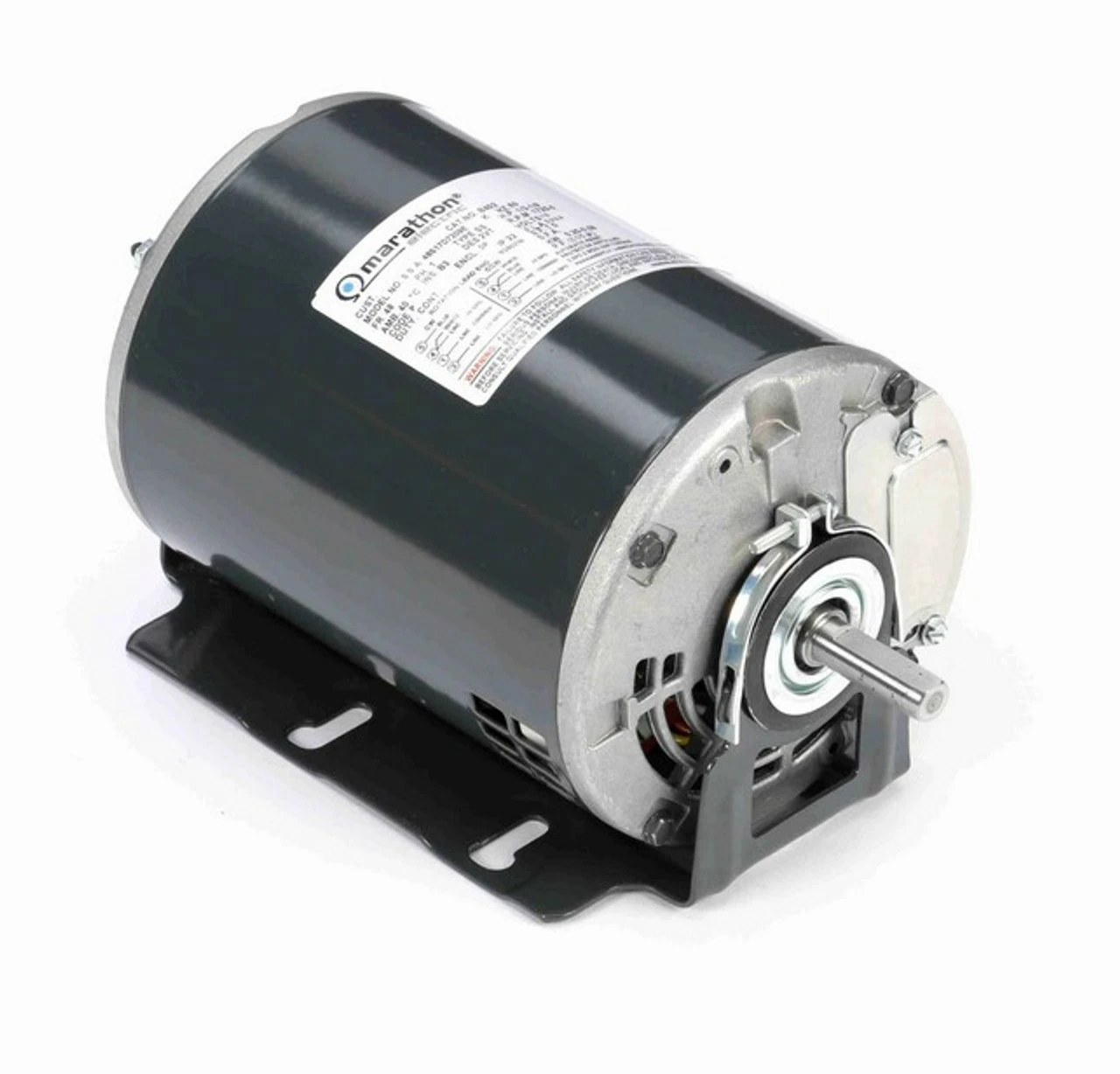 B402 Marathon 1/3 Hp 2-speed 115V 1800/1200 RPM ODP 48 Frame (resilient Base) Attic Fan Motor