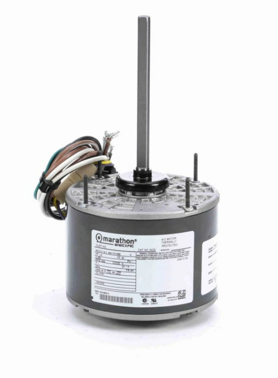 X420 Marathon 1/4 Hp 460V 1625 RPM OPAO 48Y Frame Condenser Fan Motor