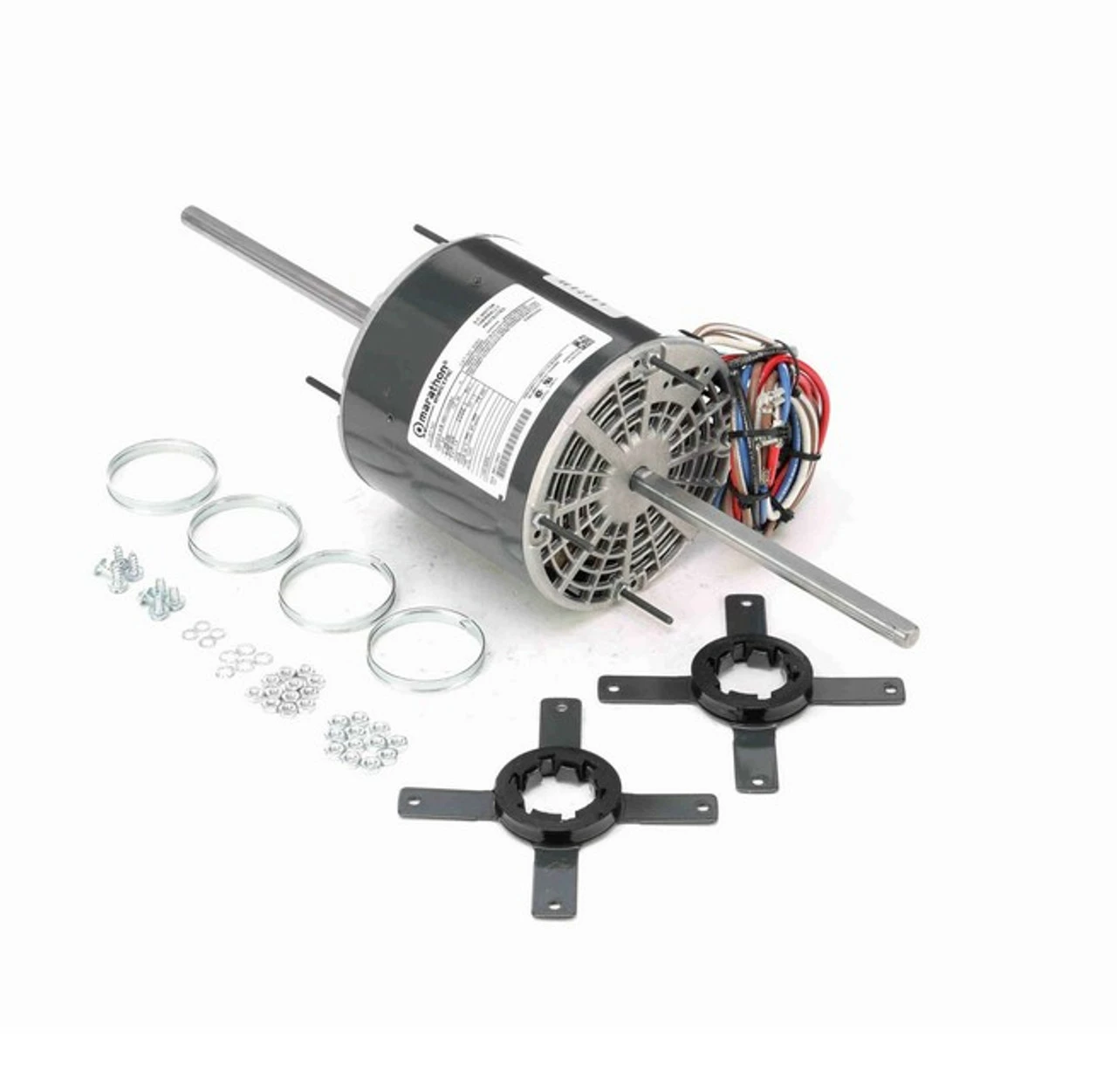 X063 Marathon 3/4 Hp 208-230V 1075 RPM (3 Speed) OPAO 48Y Frame Double-Shaft Blower Motor