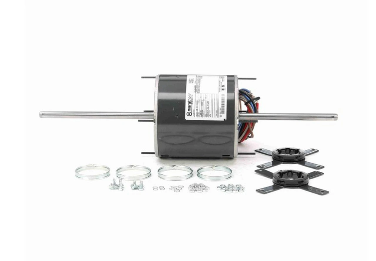 X063 Marathon 3/4 Hp 208-230V 1075 RPM (3 Speed) OPAO 48Y Frame Double-Shaft Blower Motor - Image 3